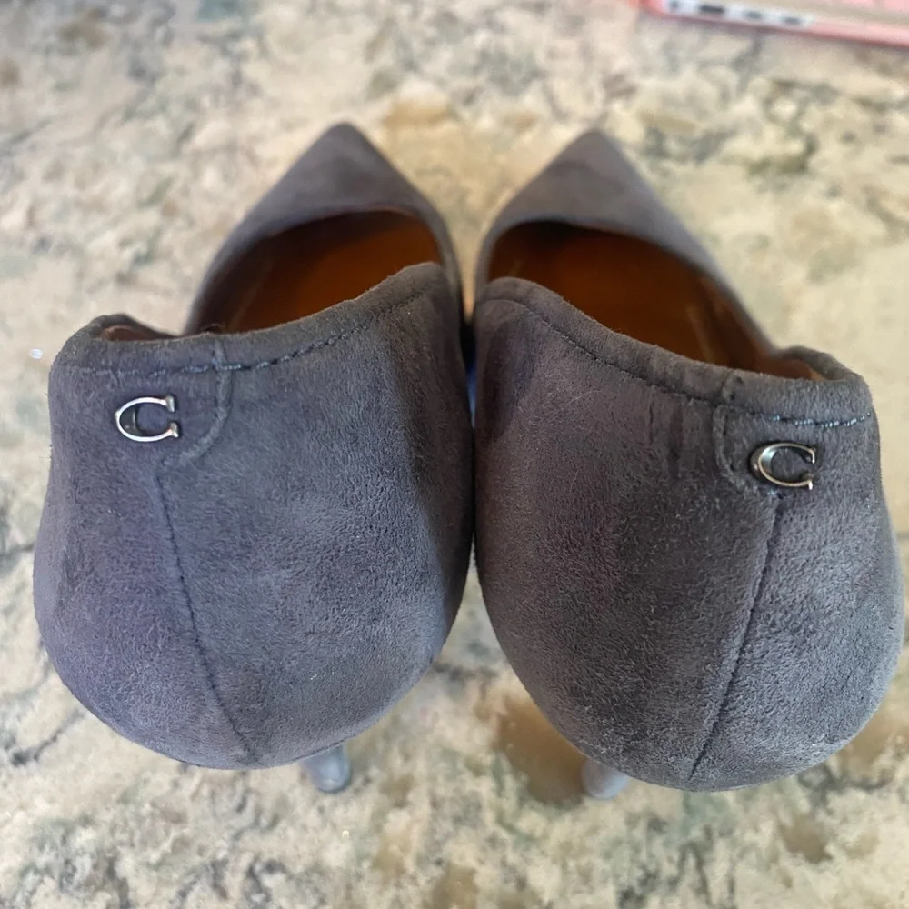 COACH • Gray Suede Pumps • Classic” SZ 9